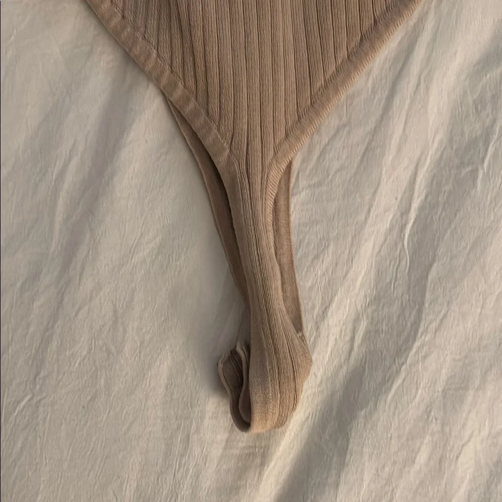 Tan Ribbed Turtleneck Bodysuit nwot from southern alternative boutique - Picture 5 of 5